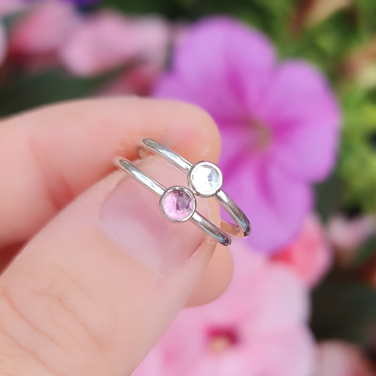 Birthstone Stacking Ring