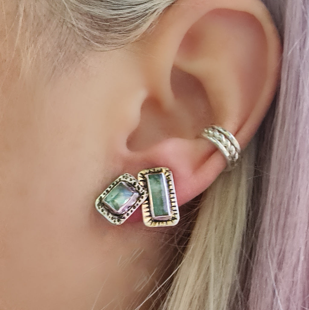 Tourmaline Missmatched studs
