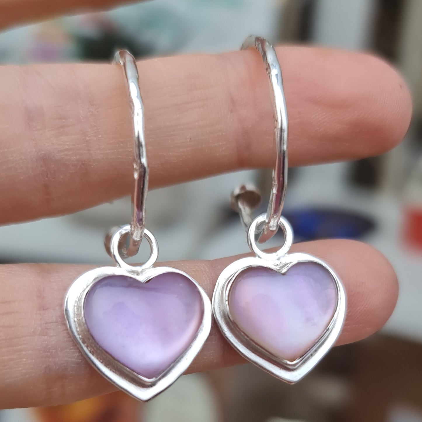 Custom memorial heart charms