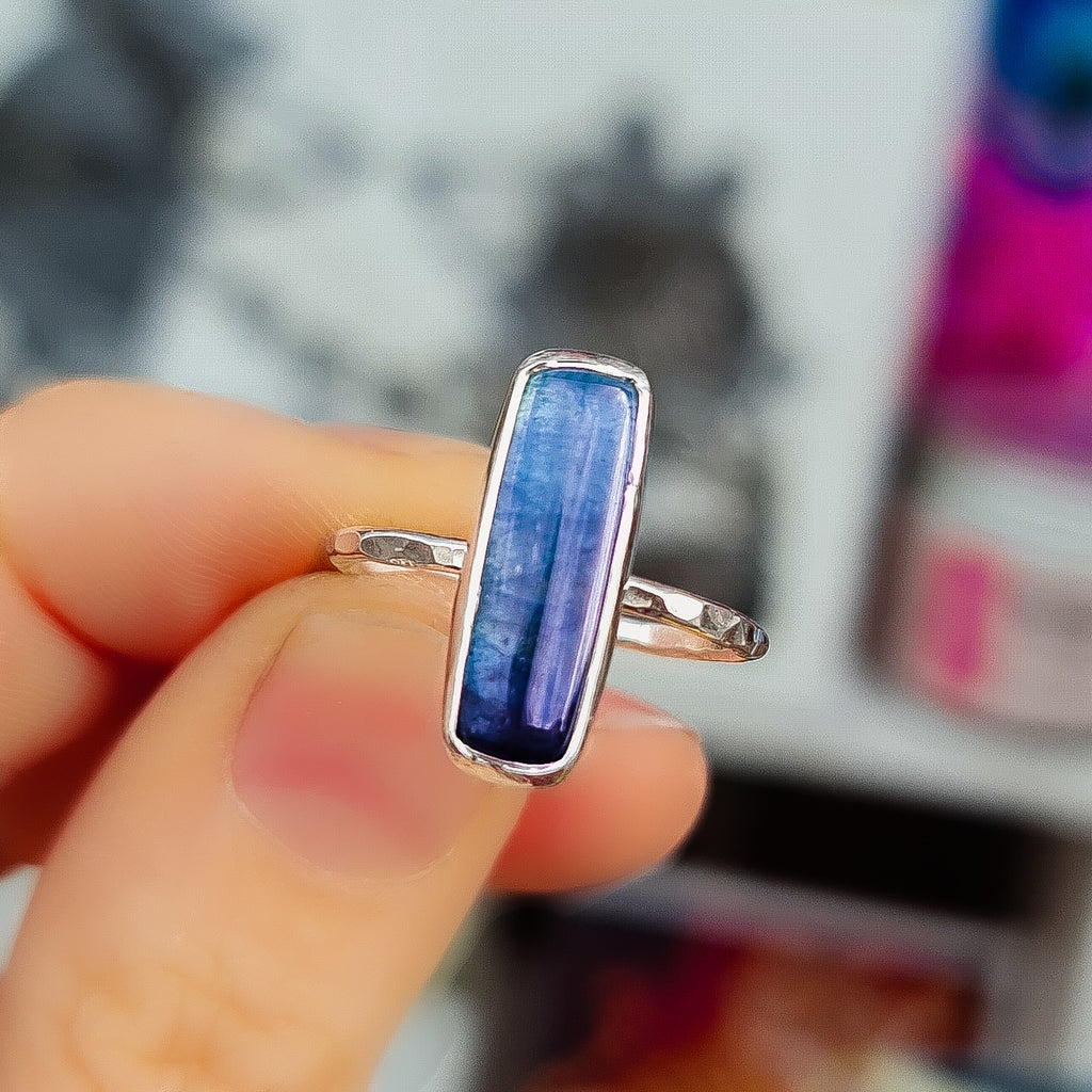 Slim Freeform Tourmaline Stacking Ring