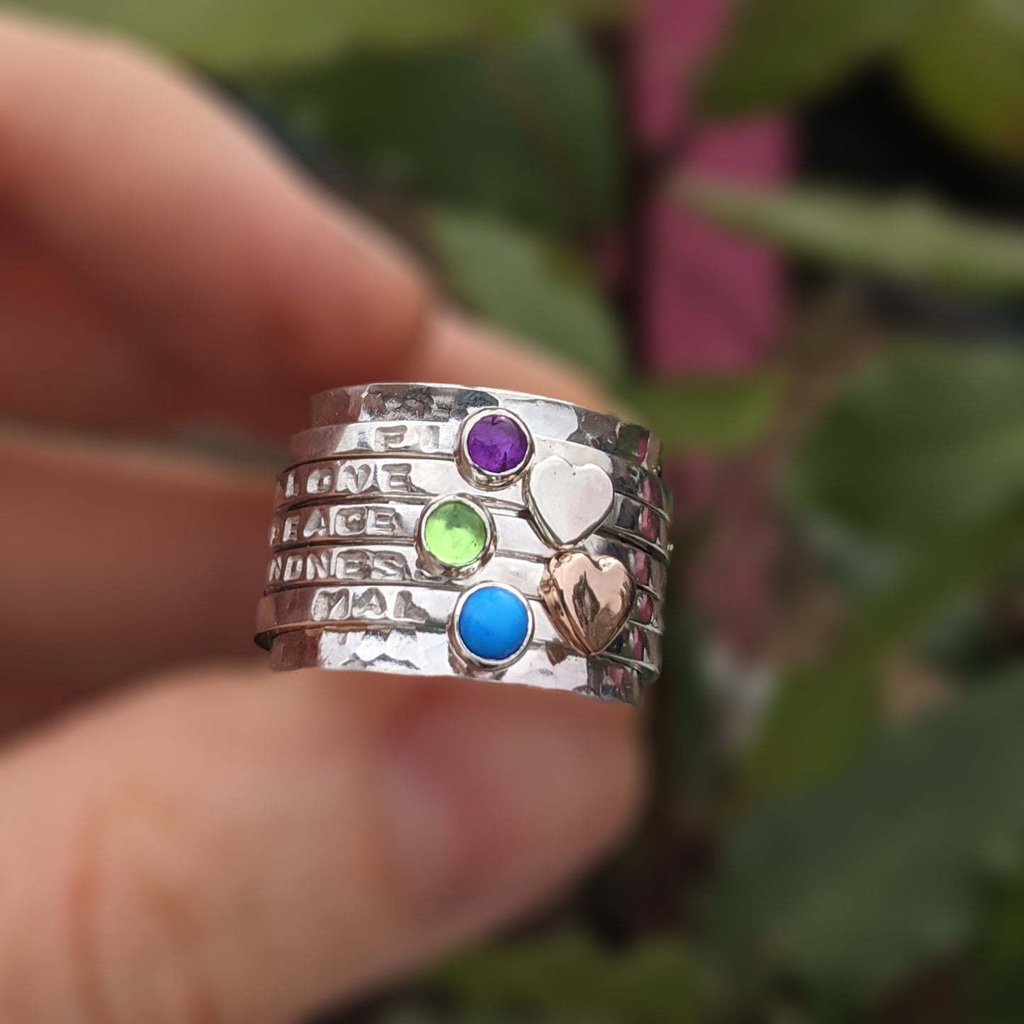 Birthstone Spinner Ring